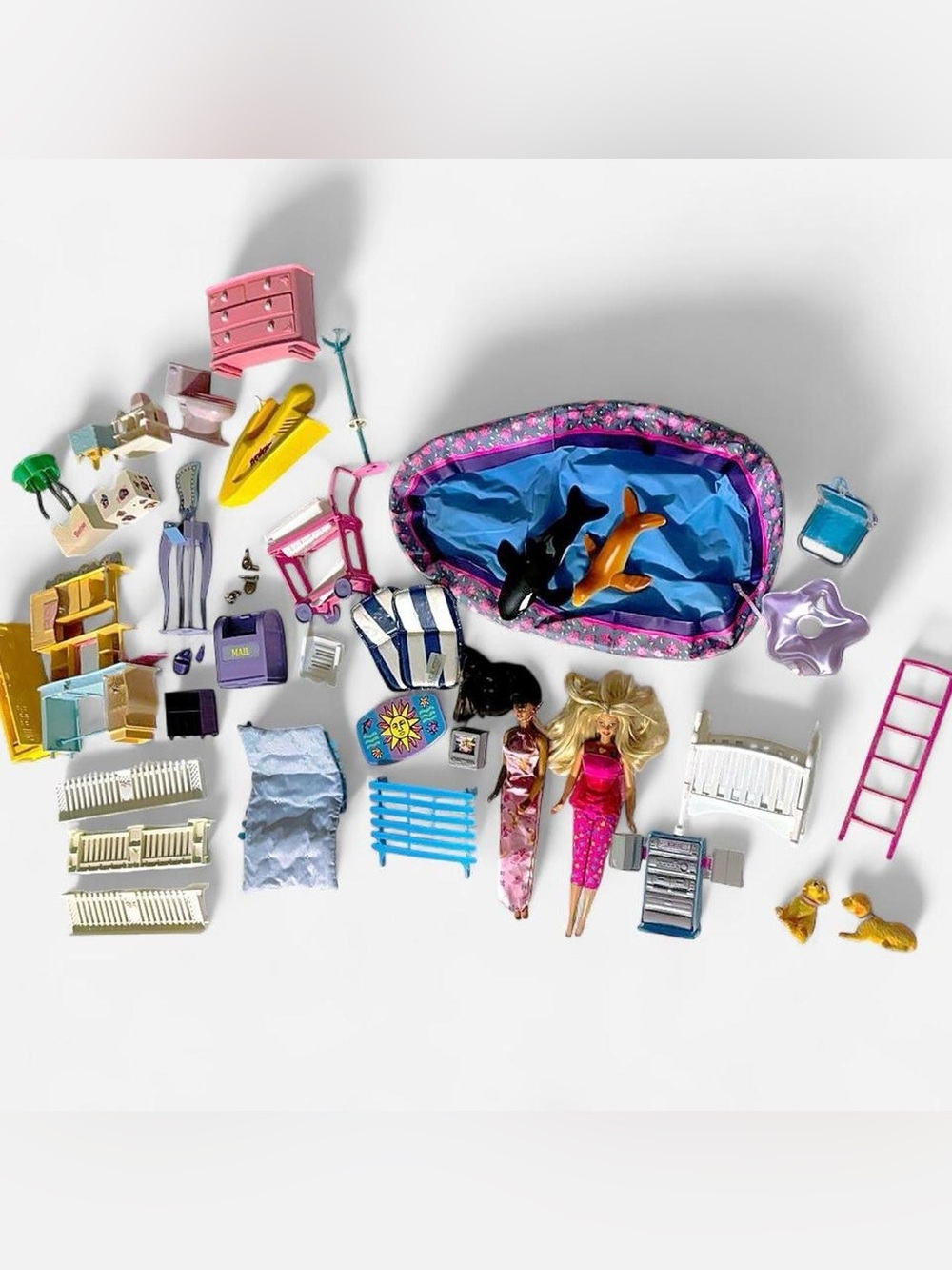 Vintage 90s Barbie Dolls & Accessories